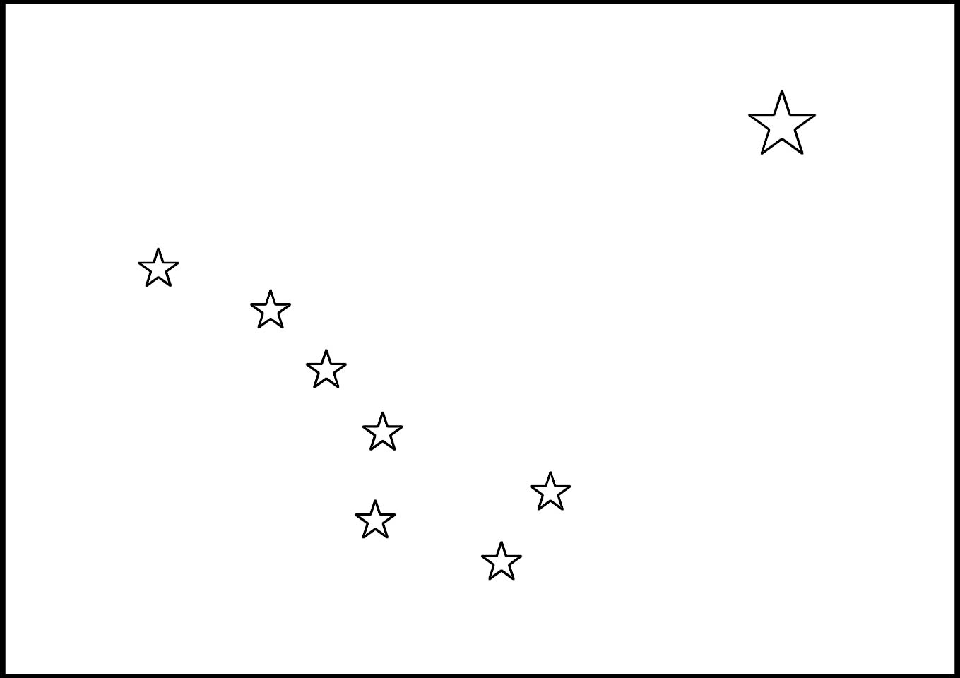 Download Alaska State Flag Line Drawings JPG