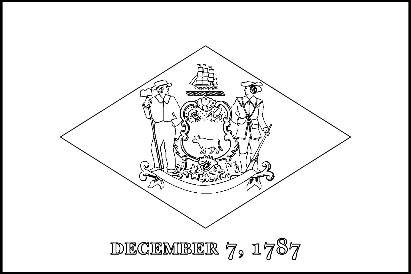 ohio flag coloring pages - photo #14