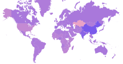 World Gender Ration Heat Map
